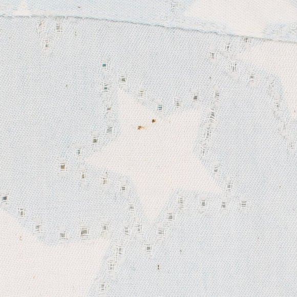 Star Pattern Distressed Button Up Denim Shirt - Picture 10 of 13